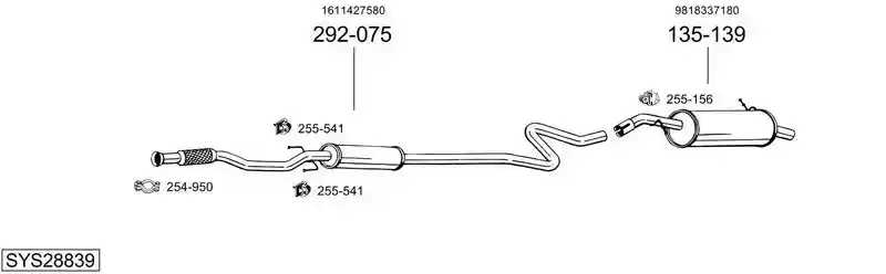 BOSAL SYS28839