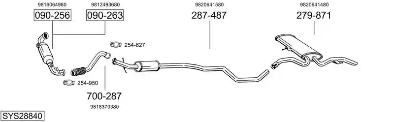 BOSAL SYS28840