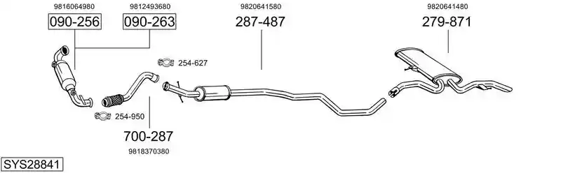 BOSAL SYS28841