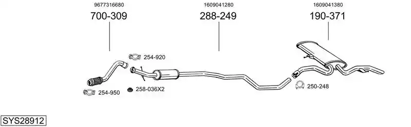 BOSAL SYS28912