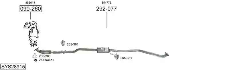 BOSAL SYS28915