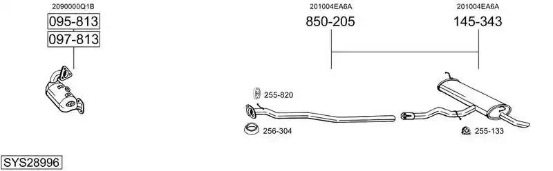 BOSAL SYS28996