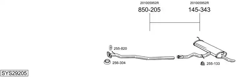 BOSAL SYS29205