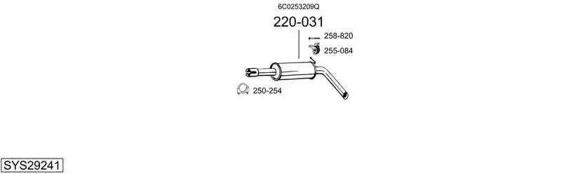 BOSAL SYS29241
