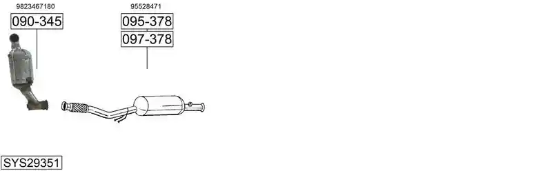 BOSAL SYS29351