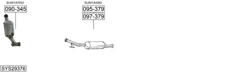 BOSAL SYS29376