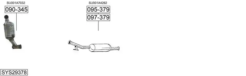 BOSAL SYS29378