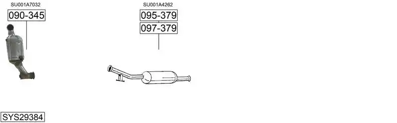 BOSAL SYS29384