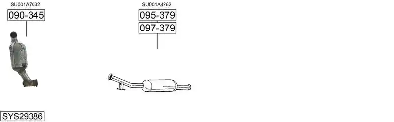 BOSAL SYS29386