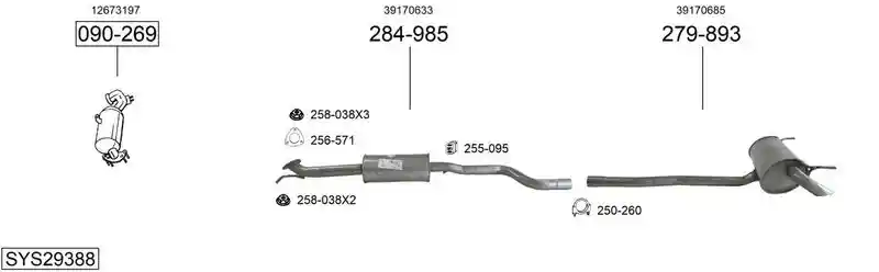 BOSAL SYS29388