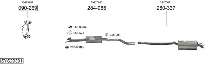 BOSAL SYS29391