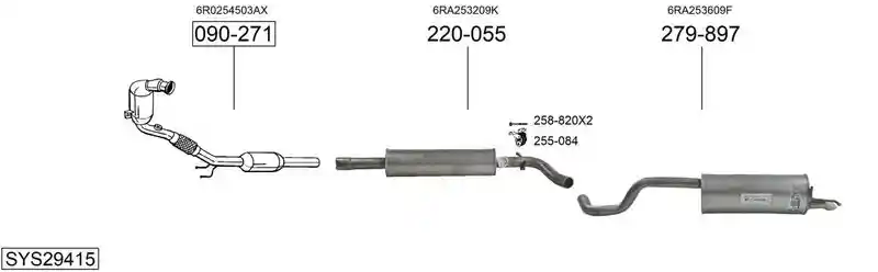 BOSAL SYS29415