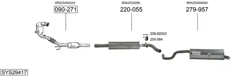 BOSAL SYS29417
