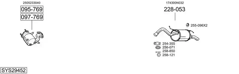 BOSAL SYS29452