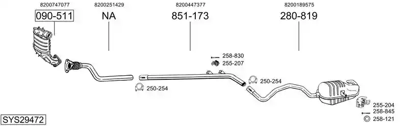 BOSAL SYS29472