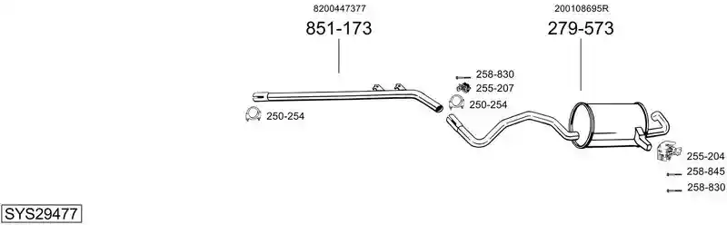 BOSAL SYS29477