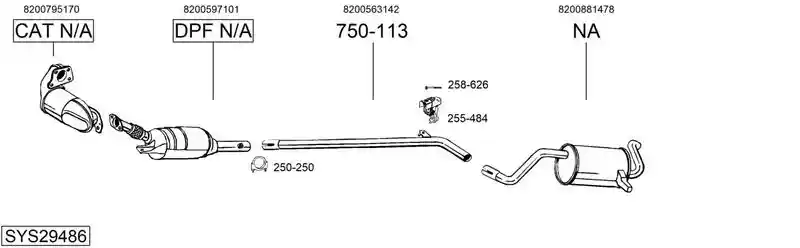 BOSAL SYS29486