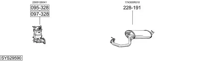 BOSAL SYS29590