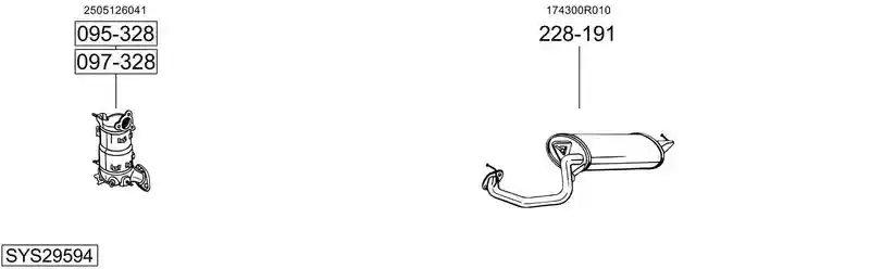 BOSAL SYS29594
