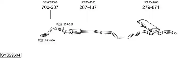 BOSAL SYS29604