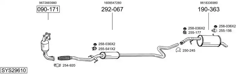 BOSAL SYS29610