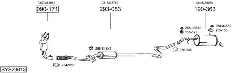 BOSAL SYS29613