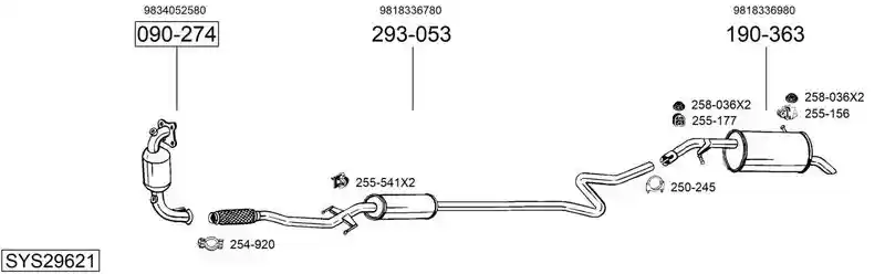 BOSAL SYS29621