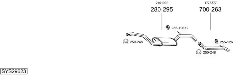 BOSAL SYS29623