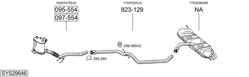 BOSAL SYS29646