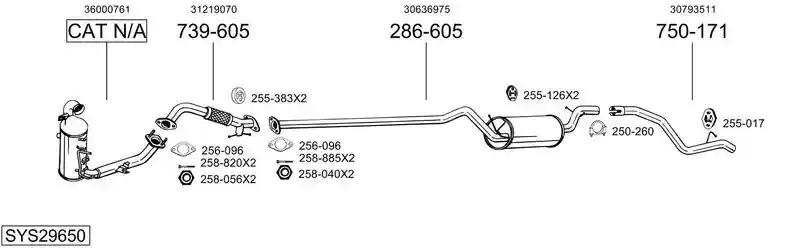 BOSAL SYS29650