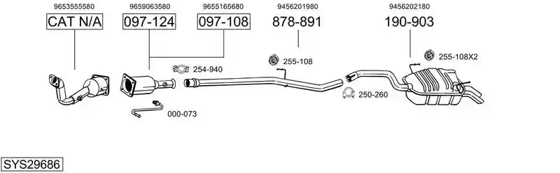 BOSAL SYS29686