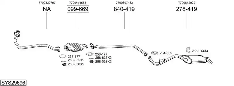 BOSAL SYS29696