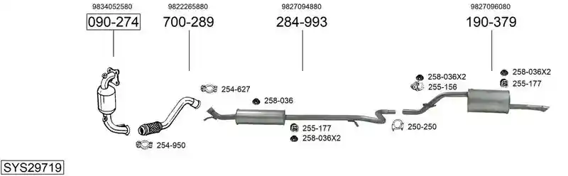 BOSAL SYS29719