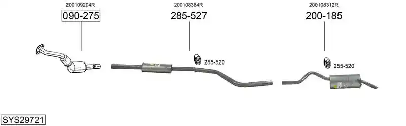 BOSAL SYS29721