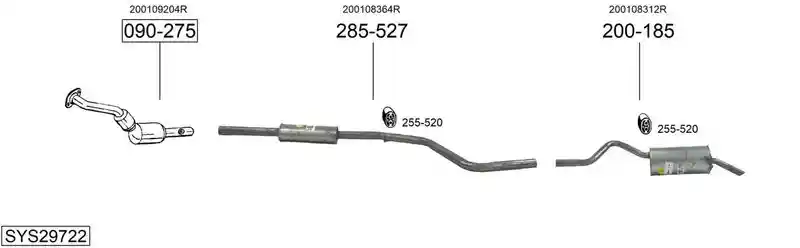 BOSAL SYS29722