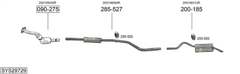 BOSAL SYS29729