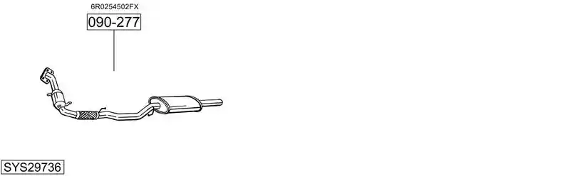 BOSAL SYS29736