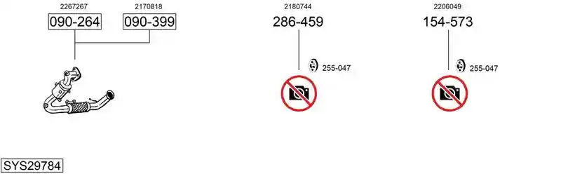 BOSAL SYS29784