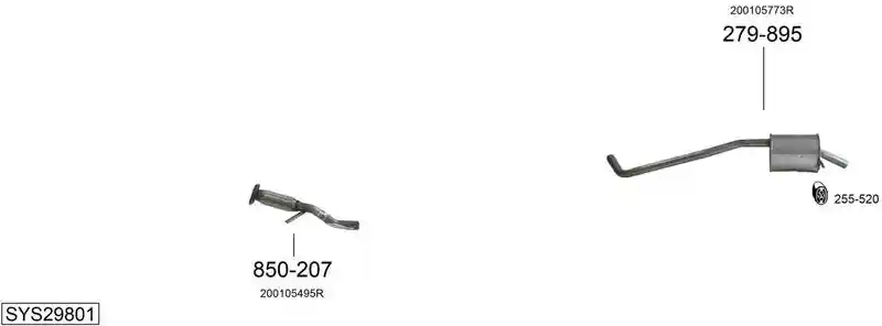 BOSAL SYS29801