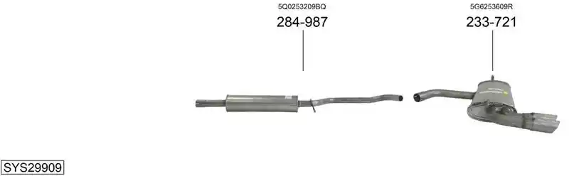 BOSAL SYS29909