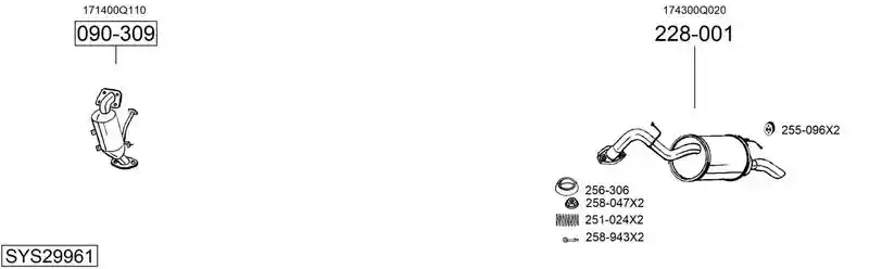 BOSAL SYS29961