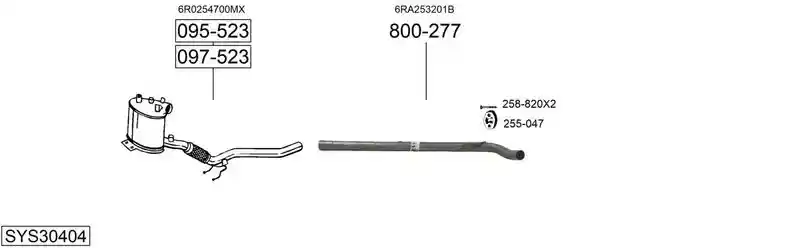 BOSAL SYS30404