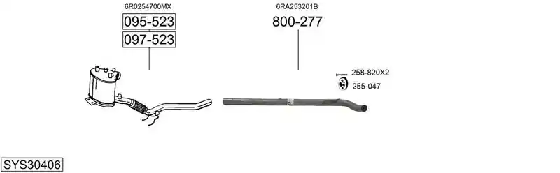 BOSAL SYS30406