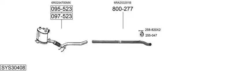 BOSAL SYS30408