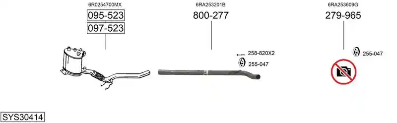 BOSAL SYS30414
