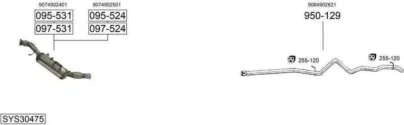 BOSAL SYS30475