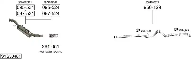 BOSAL SYS30481