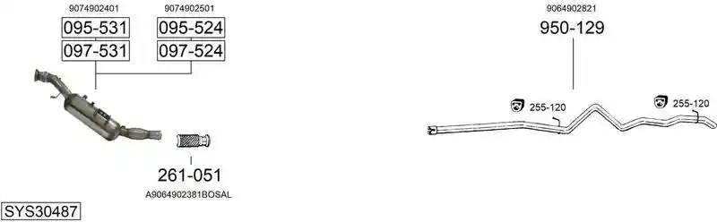 BOSAL SYS30487