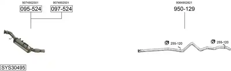 BOSAL SYS30495