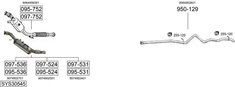 BOSAL SYS30545